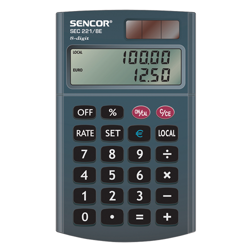 SEC 221/8E Calculator de mână