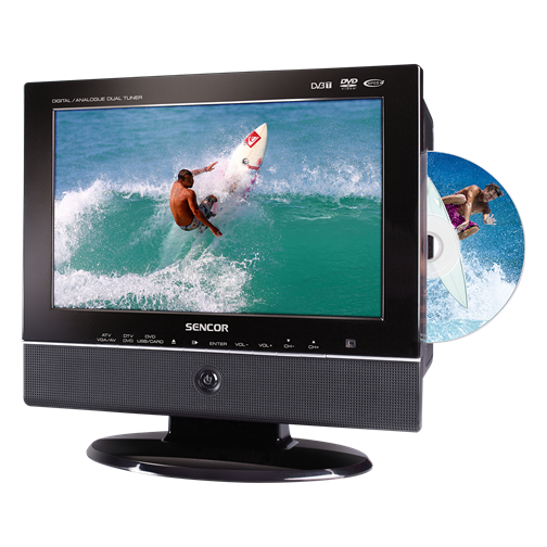 LCD TV portabil cu DVD SLT 1055DVDP Sencor Let's live!