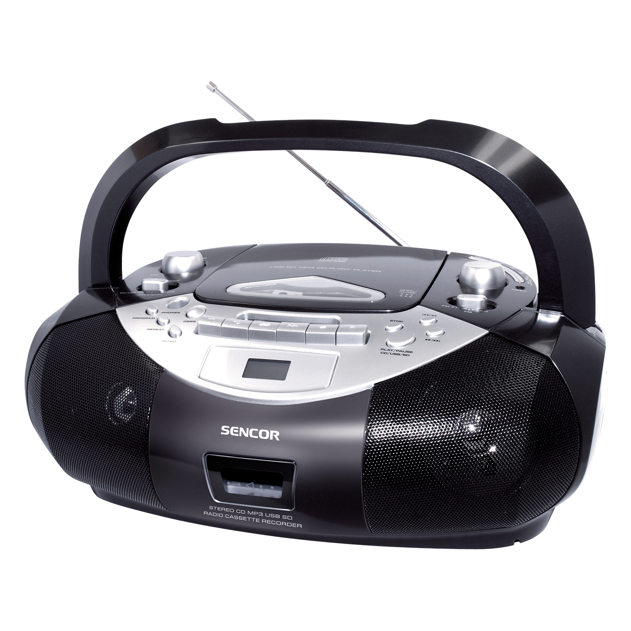 SPT 250 Radio casetofon portabil cu CD/MP3/SD/USB