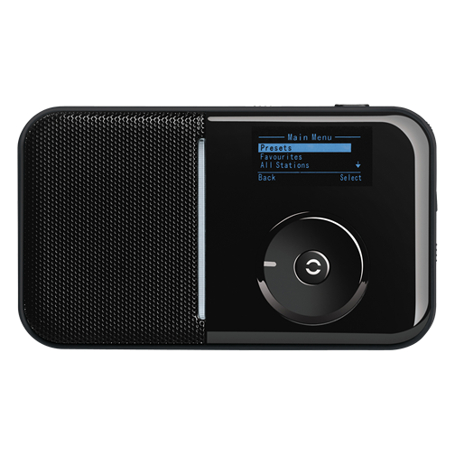 SIR 007 BLACK Radio portabil-receptor-internet -wifi