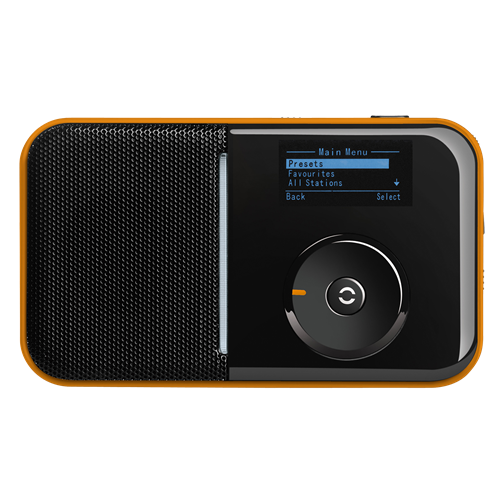 SIR 007 ORANGE Radio portabil-receptor-internet -wifi
