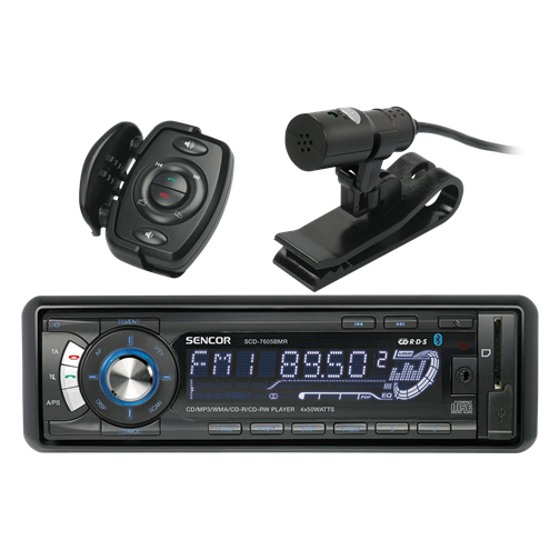 SCD 7605BMR Radio auto Bluetooth
