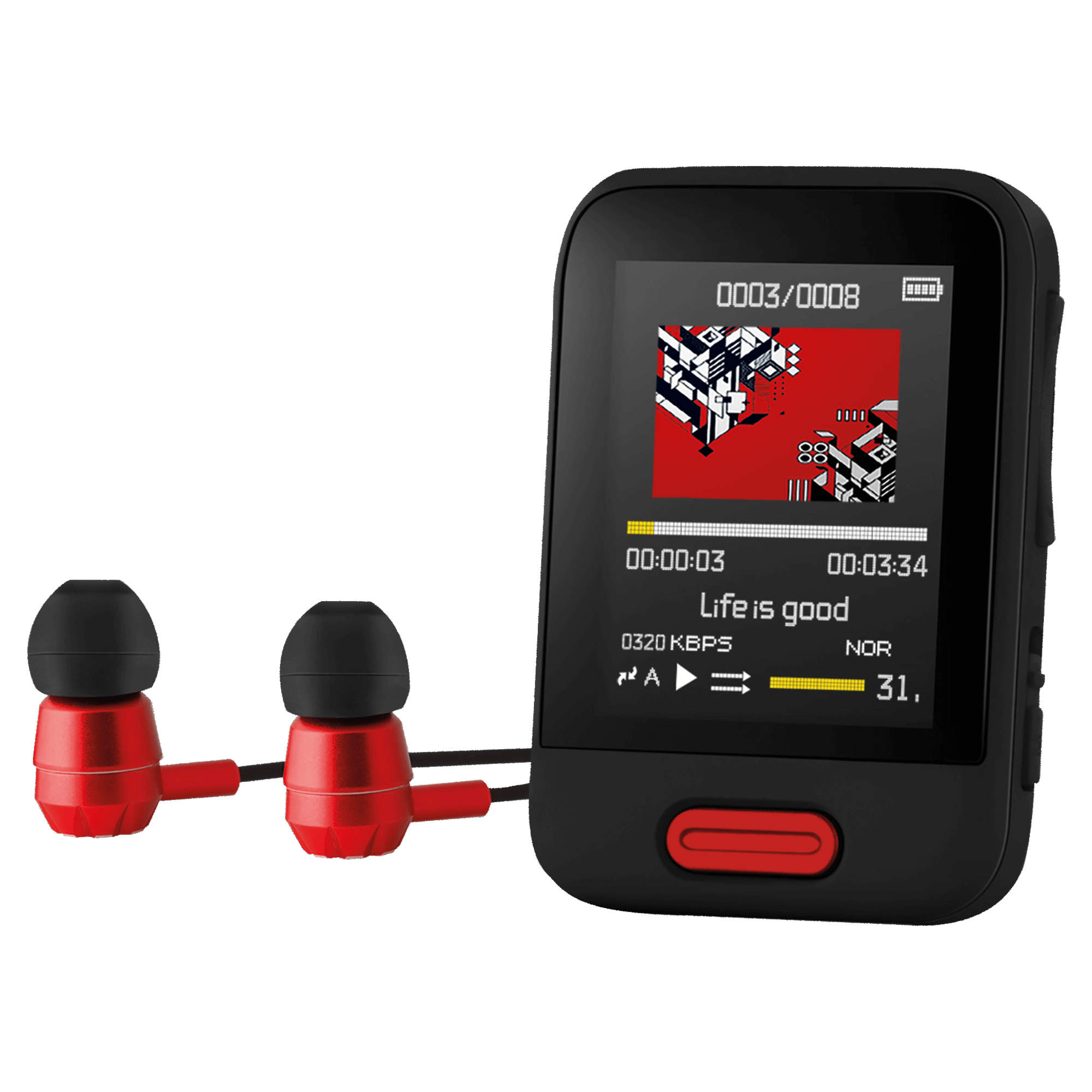 SFP 7716 BK MP3Player MP3/MP4 16 GB cu Bluetooth