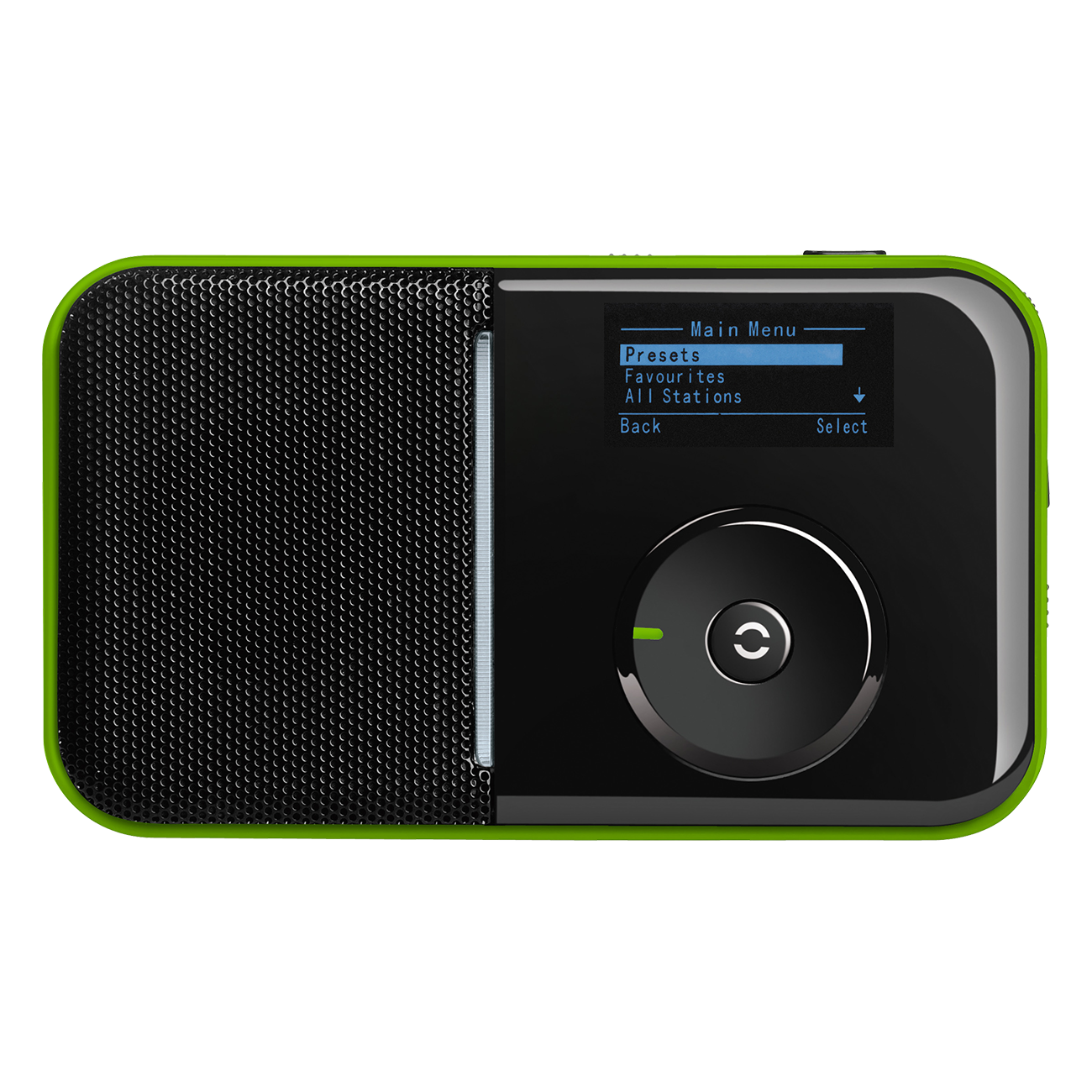 SIR 007 GREEN Radio portabil-receptor-internet -wifi