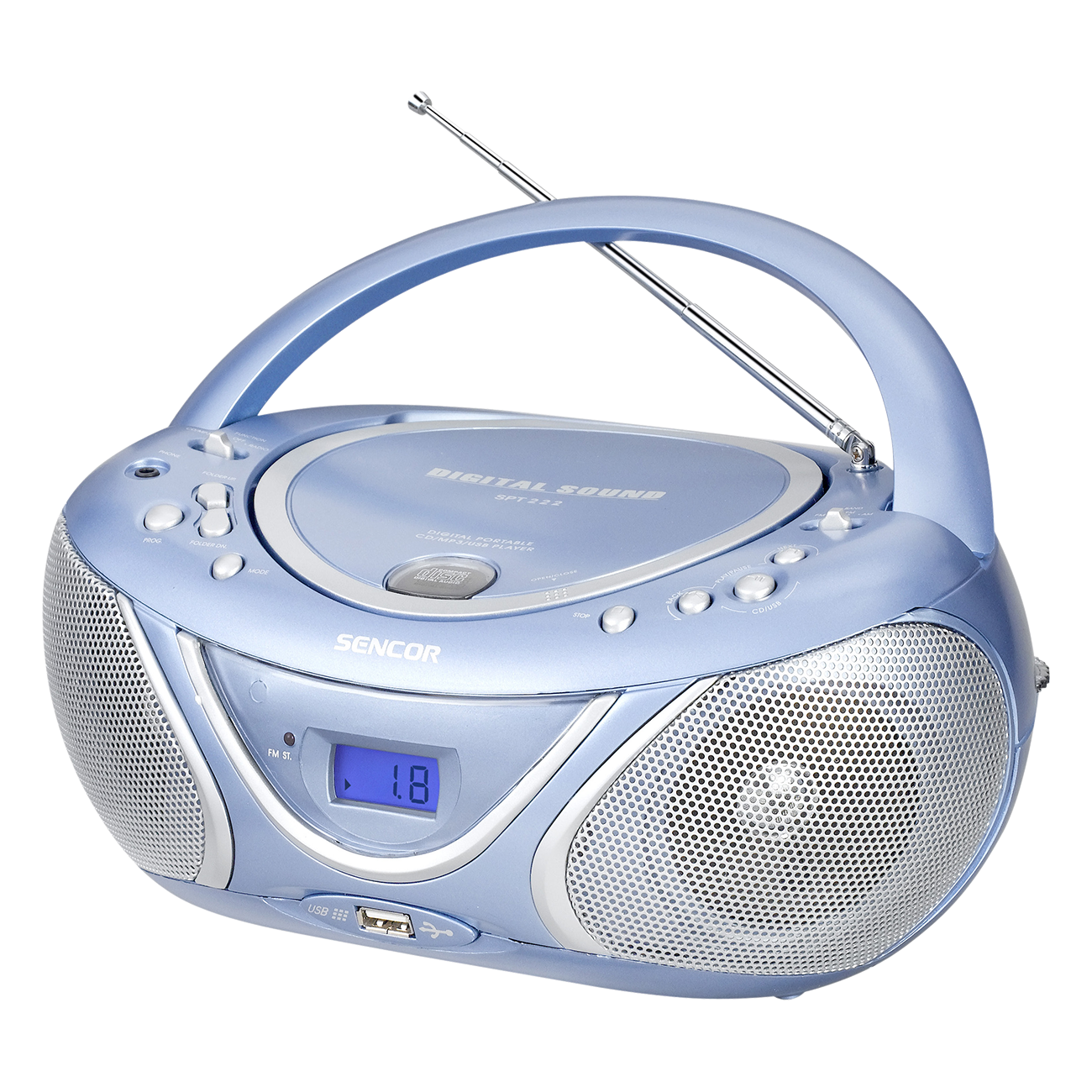 SPT 222 BU Radio portabil cu  CD/MP3 Player
