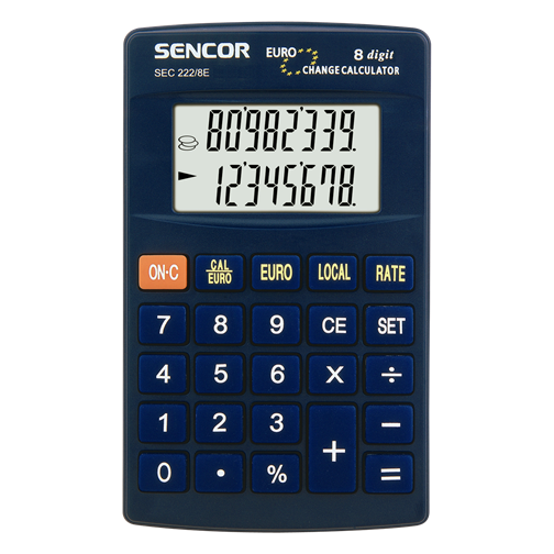 SEC 222/8E Calculator de mână