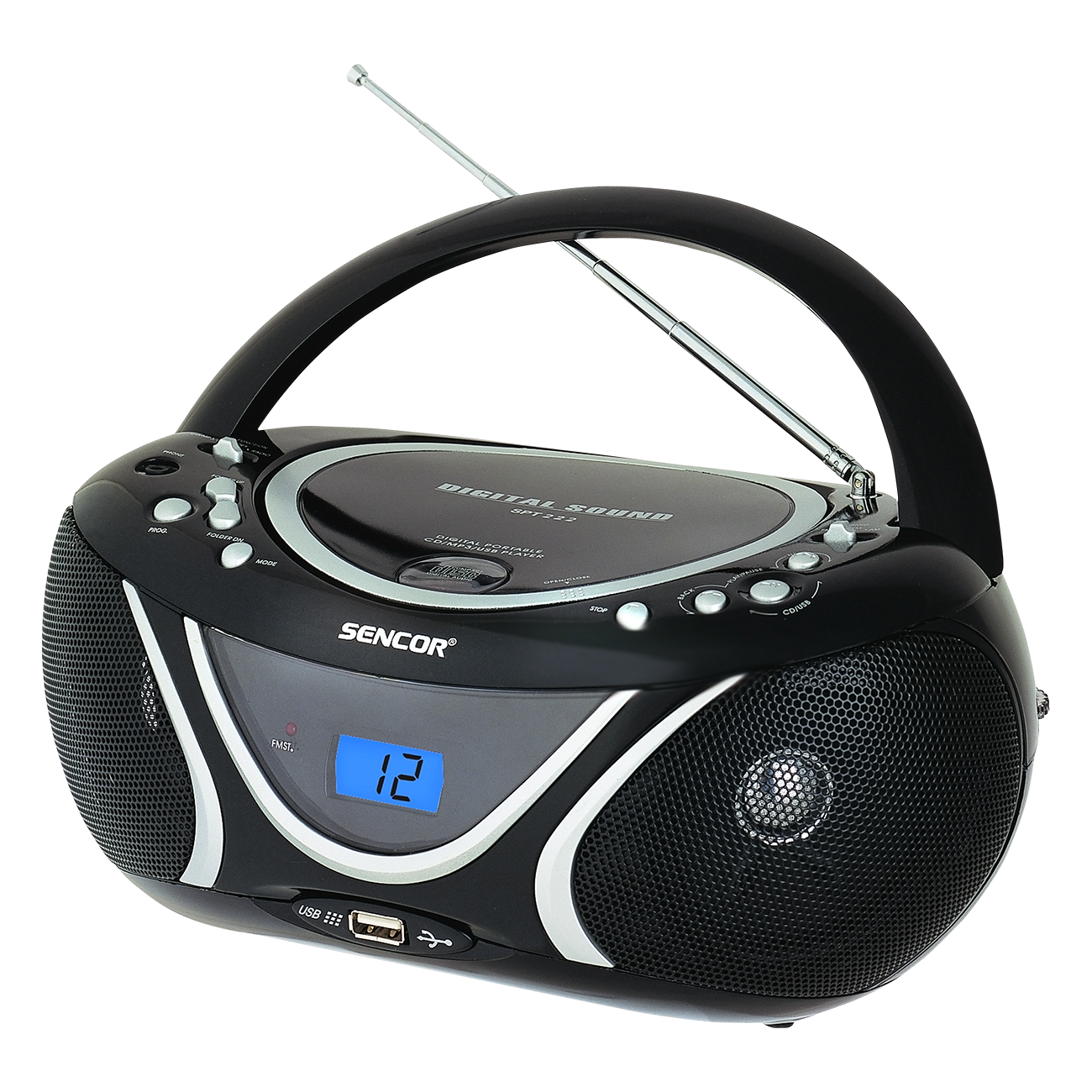 SPT 222 B Radio portabil cu  CD/MP3/USB Player