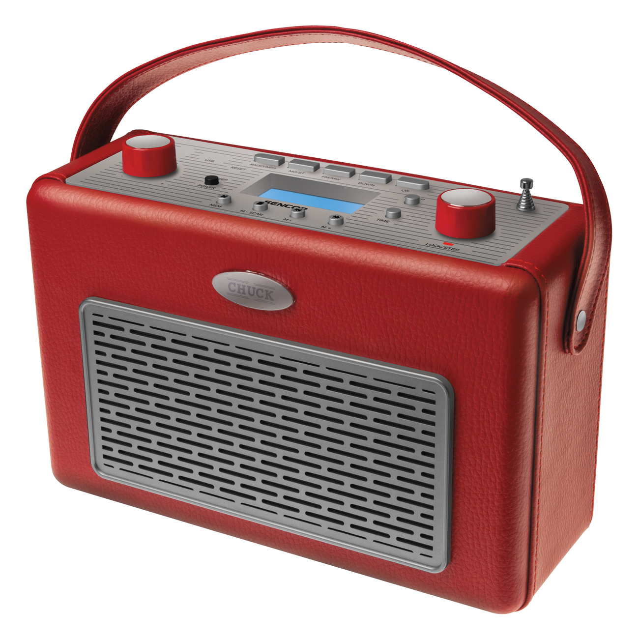 SRD 300 RED Retro Portable Radio with USB